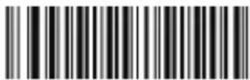 Black and white barcode image with vertical lines on both sides