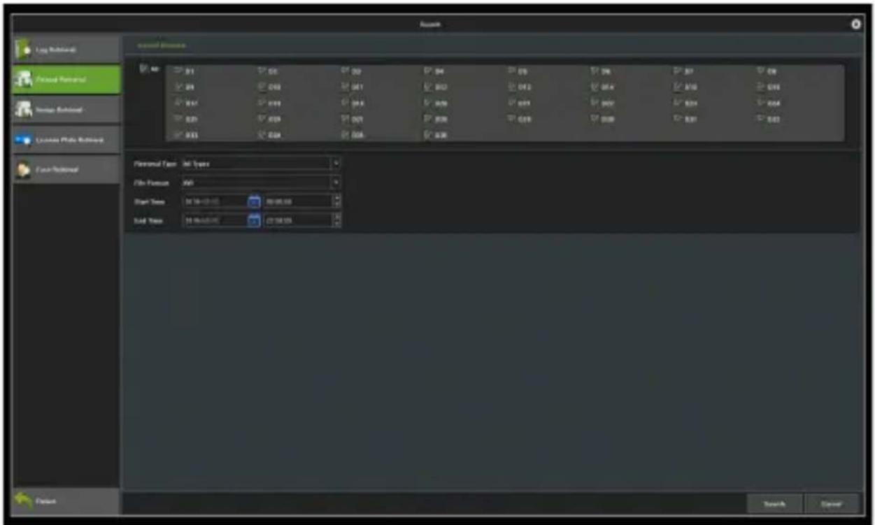 Research all types File Format: All Start Time: 00:00:00 End Time: 00:00:00 Search Save