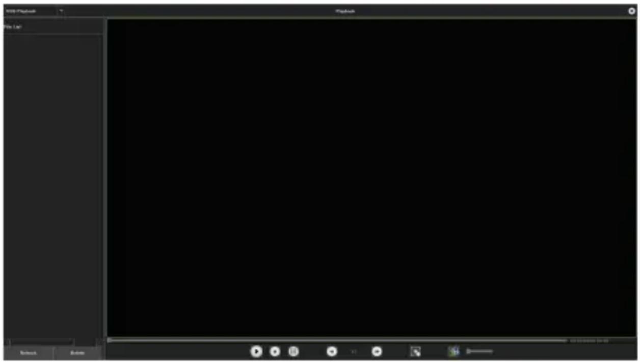 Playbox File List Connect Action