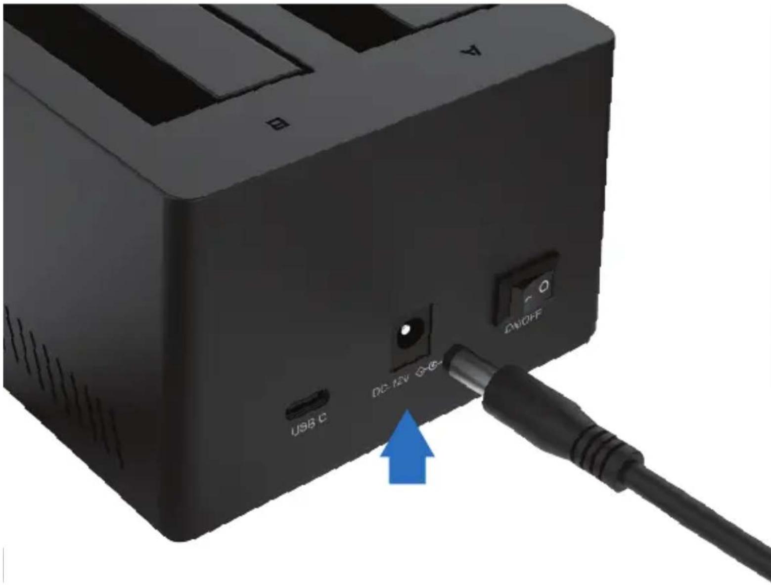USB C DC-12V 3-6 ON/OFF