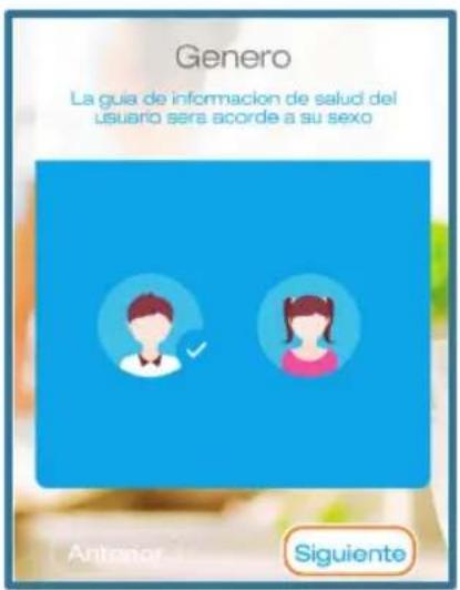 Genero La guía de información de salud del usuario será acorde a su sexo Antonor Siguiente