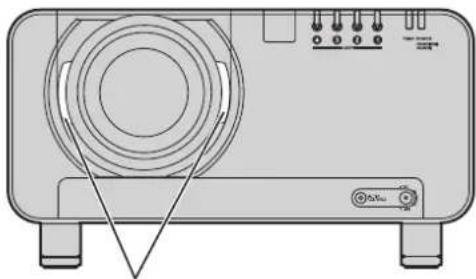 PANASONIC PT-DW100U - How to install the projection lens - 1