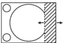 PANASONIC PT-DW100U - Press ◀▶ to adjust blanking.4. - 4