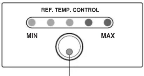 REF. TEMP. CONTROL MIN MAX