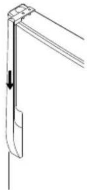 Crosley CRD2121NW - Manija de la puerta del refrigerador - 7