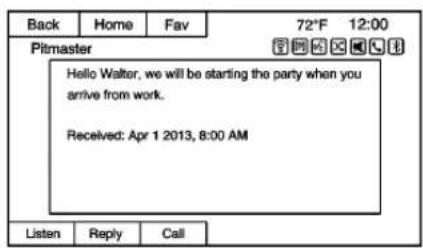 Back Home Fav 72°F 12:00 Pitmaster Hello Walter, we will be starting the party when you arrive from work. Received: Apr 1 2013, 8:00 AM Listen Reply Call