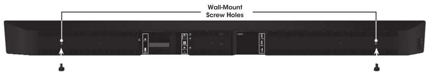 Wall-Mount Screw Holes