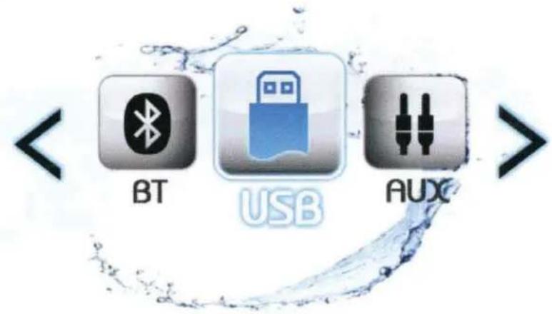 < BT USB AUX >