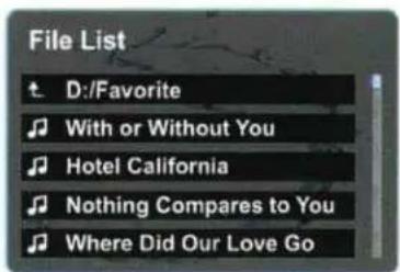 File List D:/Favorite With or Without You Hotel California Nothing Compares to You Where Did Our Love Go