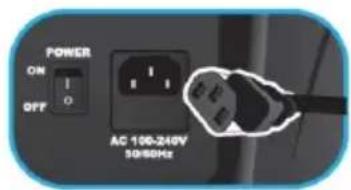 POWER ON OFF AC 100-240V 50/60Hz
