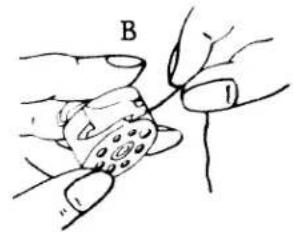White W844 - HOW TO THREAD THE BOBBIN CASE - 3