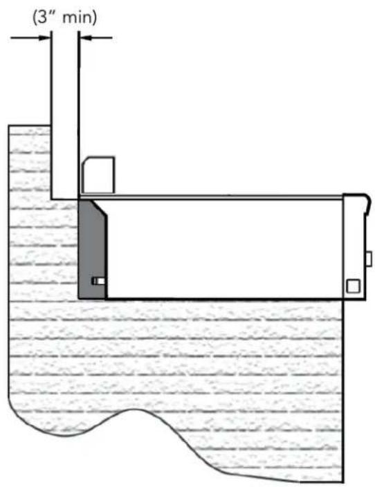 (3" min)
