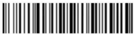 Black and white barcode image with vertical lines and dots, no readable text or symbols