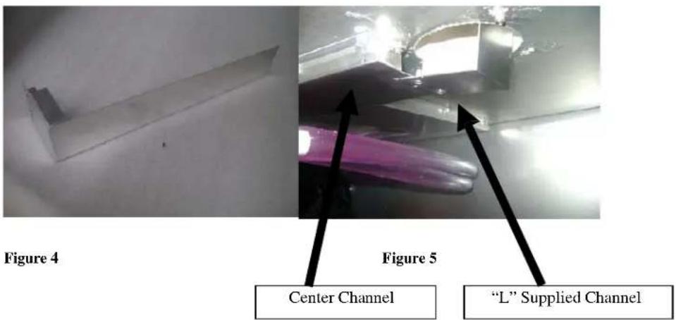 Figure 4 Figure 5 Center Channel “L” Supplied Channel