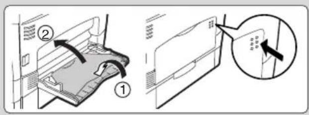 Diagram illustrating a door handle mechanism with labeled parts and an inset showing a close-up of the handle detail.
