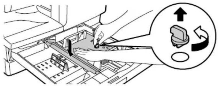 Diagram illustrating a mechanical assembly process with labeled components and directional arrows indicating motion or flow.