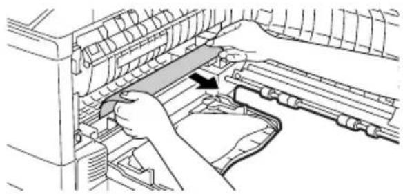 SHARP FO-2080 - A: Misfeed in the paper feed area - 3