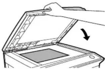 SHARP FO-2080 - Gently close the RSPF. - 1