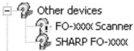 Other devices FO-x000x Scanner SHARP FO-x000x