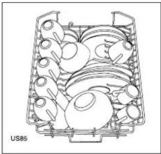 Zanussi-Electrolux DES101 - The upper basket - 1