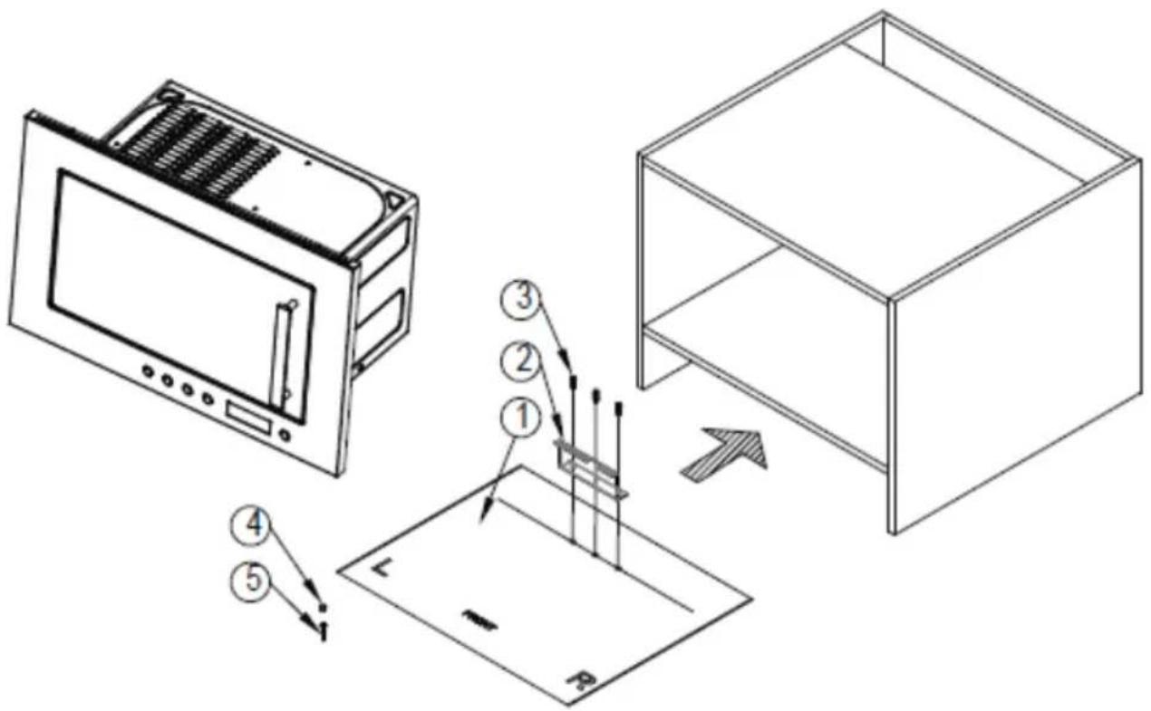 NEVIR NVR-6137 MEDGS - MANUAL DE INSTALACIÓN DEL MICROONDAS ENCASTRADO - 1