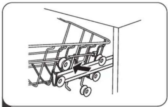 Euromaid E14DWW - Adjusting the upper basket - 2