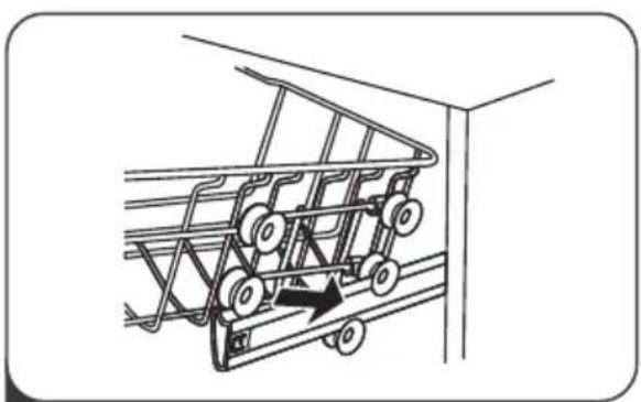 Euromaid E14DWW - Adjusting the upper basket - 3