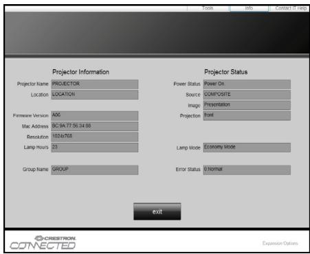 OPTOMA ZW400USTi - Comment utiliser un navigateur web pour contrôler votre projecteur - 4
