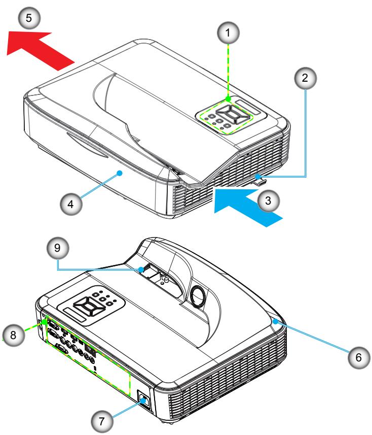 OPTOMA ZW400USTi - Aperçu du produit - 1