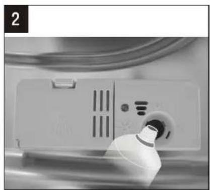 Eurom EDS45XS - How to fill the Rinse Aid Dispenser - 2