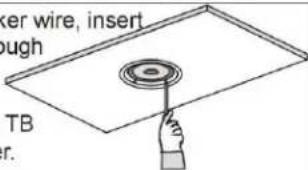 OWI AMP1S64 - The TB will work on a 2' X 4', 2' X 2' lay-in type ceilings. - 8