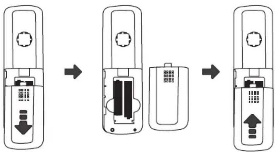 Steren TEL-2410 - BATTERY INSTALLATION - 1