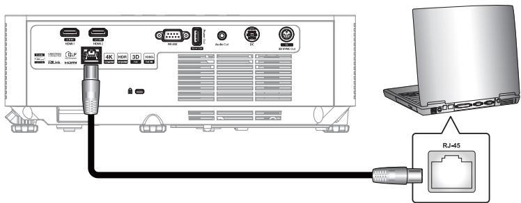 OPTOMA ZW410UST - LAN RJ45 - 1