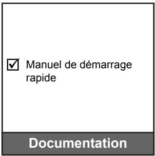 Manuel de démarrage rapide Documentation