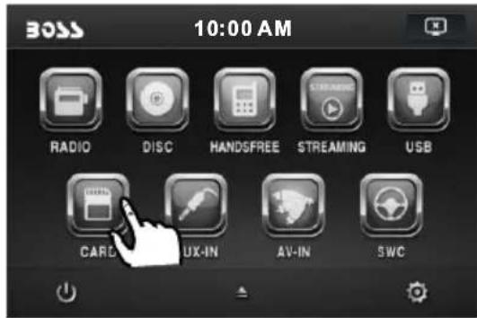 BOSS 10:00 AM RADIO DISC HANDSFREE STREAMING USB CARD UX-IN AV-IN SWC