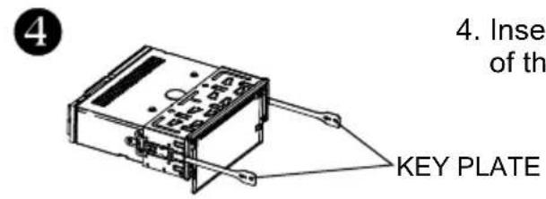 4. Insert of th KEY PLATE
