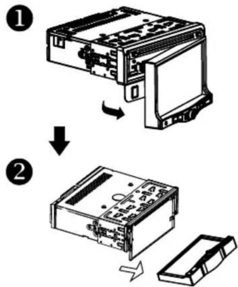 BOSS BV8970B - Removing the unit - 1