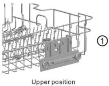 Kogan KAGDWS15CTA - Adjusting the Upper Basket - 1