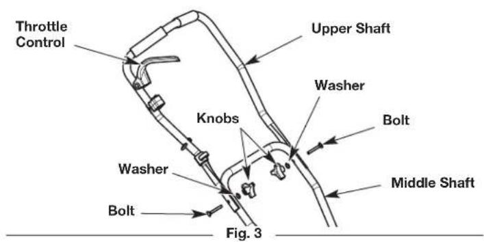 Craftsman CMXGKAME3079 - Securing the Starter Rope, Throttle Cable and Wire Assembly - 3