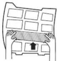 Mabe MMT12HDBWCAM8 - replacing the air purifying filter - 3