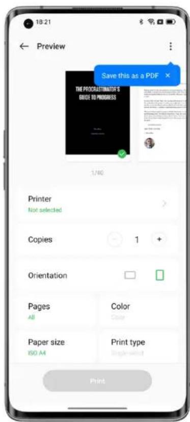 18:21 Preview Save this as a PDF × THE PROOCLASTimator'S GUIDE TO PROGRESS 1740 Printer Not selected Copies 1 + Orientation Pages All Color Color Paper size ISO A4 Print type Implementation Print