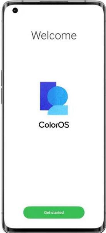 Welcome ColorOS Get started