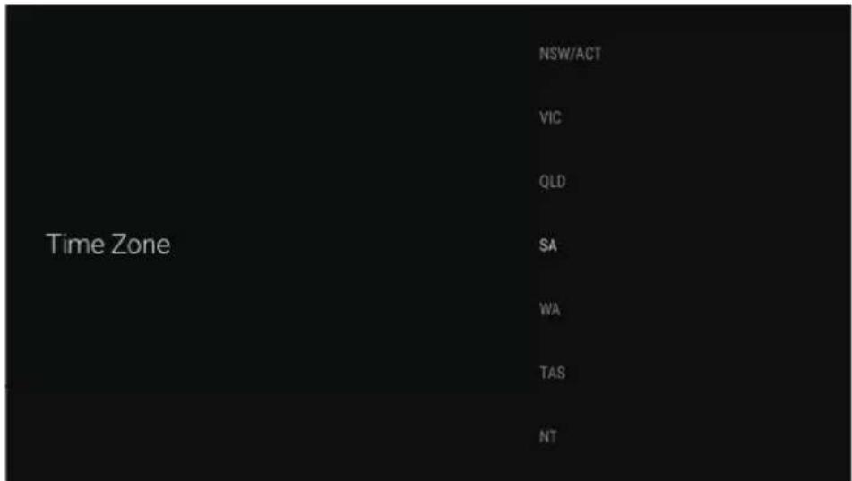Time Zone NSW/ACT VIC QLD SA WA TAS NT