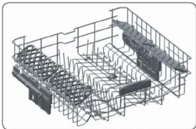 ILVE IVFSD10X - Height Adjustable Rack (peg type) - 1