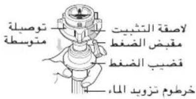 taوصية متوسطة لاصفة التثنيت م tightض الضغط فضيب الضغط خرطوم تزويد الماء