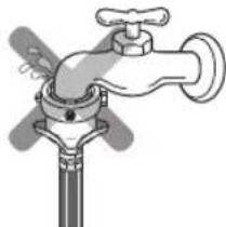 LG T1732AFPS5 - Check the connection of water supply hose and the connector - 1