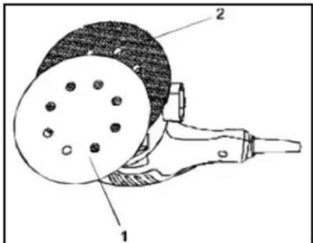 Meec Tools 010-078 - MONTERING AV SLIPPAPPER - 1