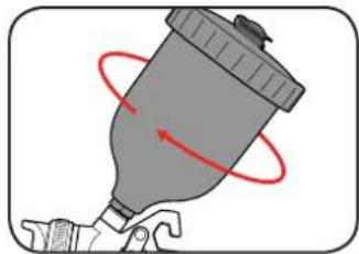 Ozito ASG-GFK - Fitting the Paint Pot - 2