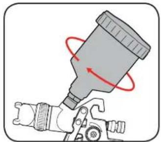 Ozito ASG-GFK - Fitting the Paint Pot - 2