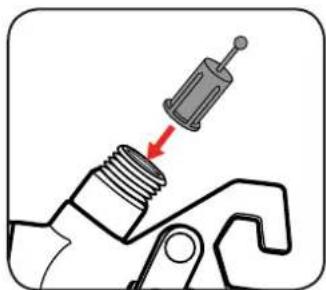 Ozito ASG-GFK - Inserting the Filter - 1